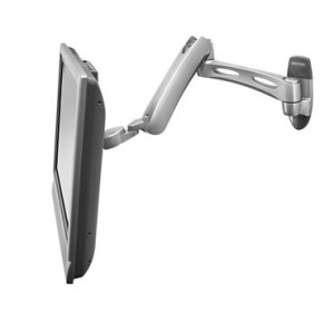 LX Wall Mount LCD Arm - Bolt Through Grommet Type