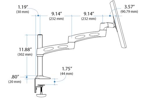 Neo-Flex Extend Monitor Arm