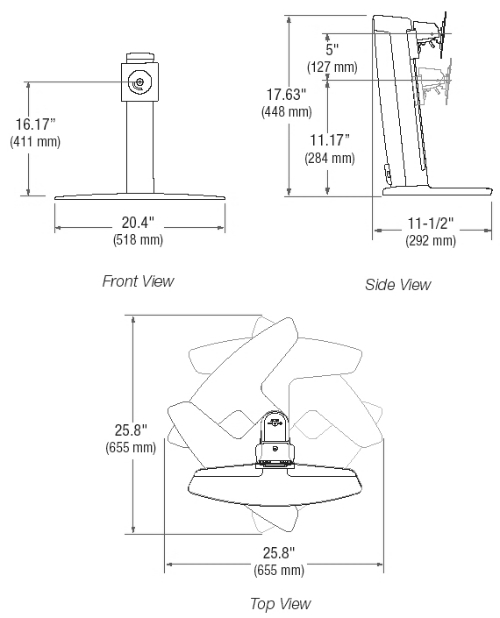 Neo-Flex Widescreen Lift Stand 