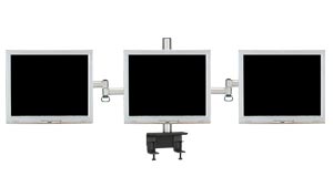 Laser Multi LCD Arm - Three Monitor Arm Clamp Type